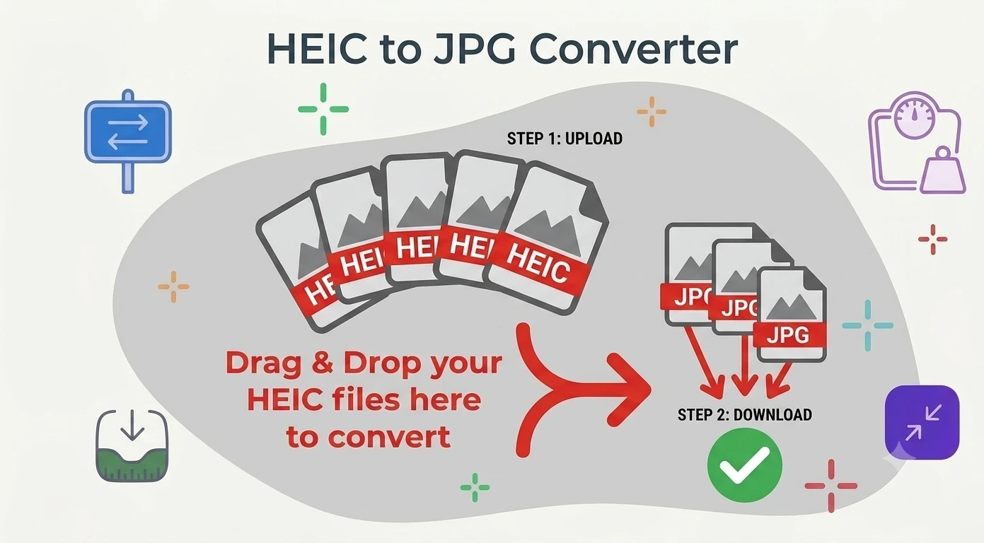 PDF to JPG converter with a page range field, turning PDF pages into JPG images inside the browser