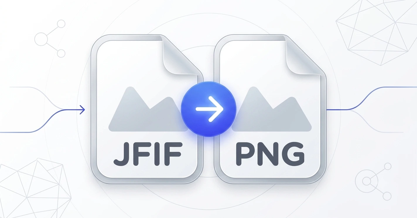 JFIF to PNG converter with several .jfif files queued, converting them to PNG images inside the browser