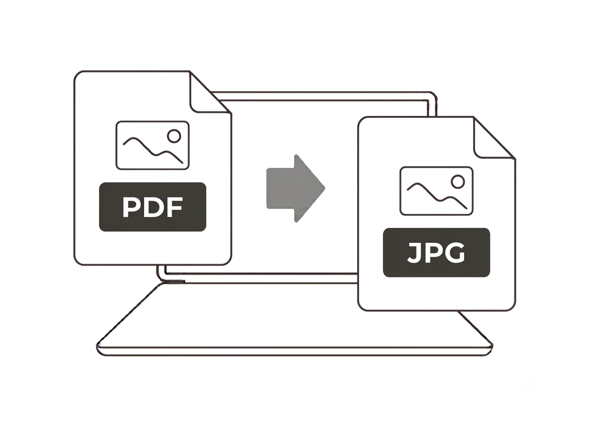 PDF to JPG converter drag and drop upload and convert interface