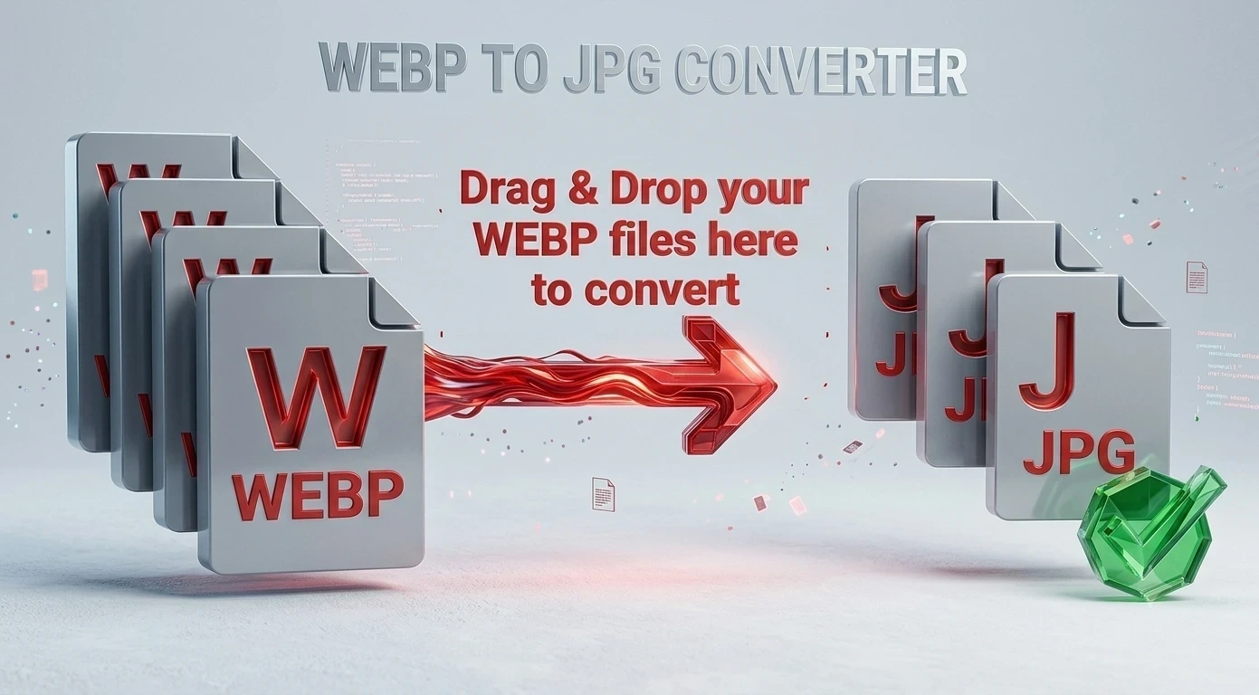 WebP to JPG converter turning downloaded WebP images into JPG files inside the browser
