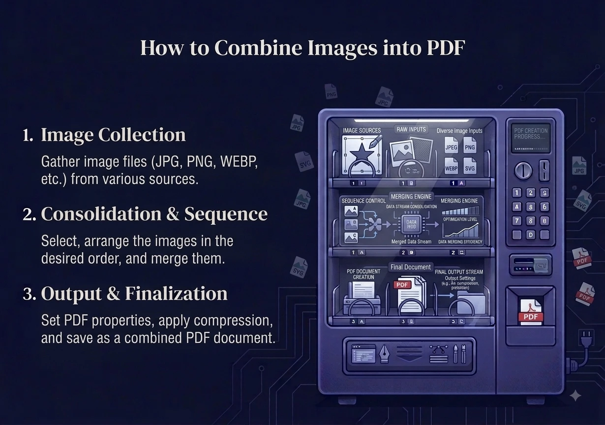 combine images into pdf
