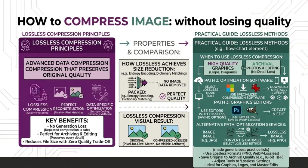 compress image without losing quality